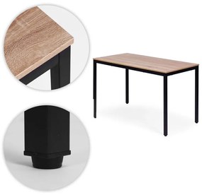 Kuchynský stôl dub 120 x 60 cm – univerzálny stôl pre 4–5 osôb