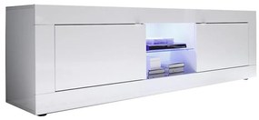 Televízny stolík NERILA biely