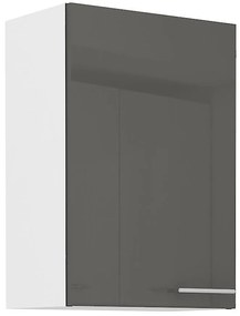 Kuchynská skrinka Lara 50g-72 1f Mdf sedá lesk
