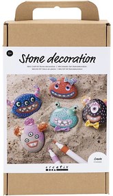 Kreatívna sada Craft Kit Stone Decoration Monster