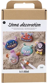 Kreatívna sada Craft Kit Stone Decoration Monster