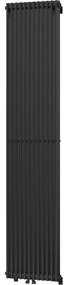 Mexen Kansas, vykurovacie teleso 1800 x 420 mm, 975 W, čierna, W204-1800-420-00-70