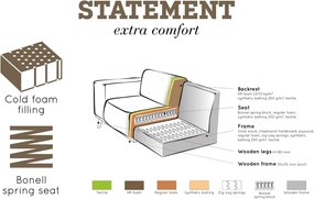 Hnedá rohová pohovka z imitácie kože (ľavý roh/do L) Statement – WOOOD