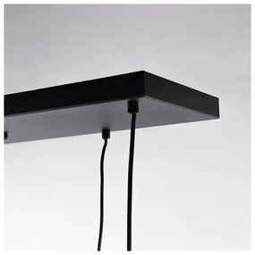 Luster na lanku CALYPSO 4xGU10/60W/230V + 4xE27/60W čierna/zlatá