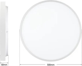 Brilagi - LED stmievateľné svietidlo GLASS POOL DOUBLE LED/60W/230V 50 cm biele + DO