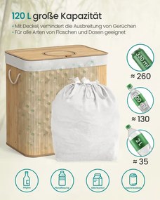 Kôš na PET fľaše 120L RRB012Y01