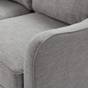 Pohovka Venuste grey linen pre 2 osoby