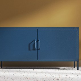 TV stolík na nožičkách ROSA, 1150 x 595 x 400 mm, Modern: tmavomodrá farba
