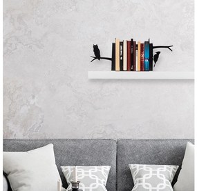 Zarážka na knihy 22x44 cm čierna