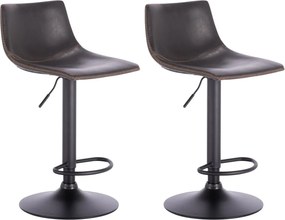 2x Barová stolička Hawaj CL-845 tmavošedá