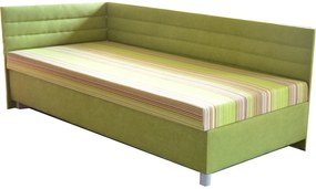 Jednolôžková posteľ (váľanda) 100 cm Emil 2 (so sendvičovým matracom) (L). Vlastná spoľahlivá doprava až k Vám domov. 774248