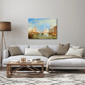 Obraz - Joseph Mallord William Turner, Venice the Dogana and San Giorgio Maggiore, reprodukcia (70x50 cm)
