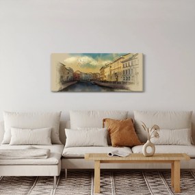 Obraz - Moyka rieka, Petrohrad, Rusko (120x50 cm)