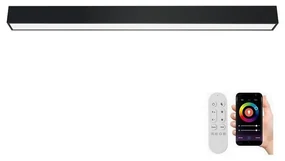 Immax Neo 07256L - LED Stmievateľné svietidlo LUNGO 38W/230V Wi-Fi Tuya čierna + DO IM1342