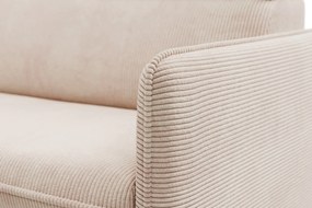 Rozkladacia rohová sedacia súprava Barcelia Mini univerzálna - béžový menčester Anafi 22