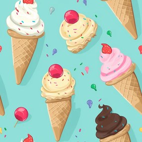 Skladacie plážové ležadlo SAND ICE CREAM, farebné