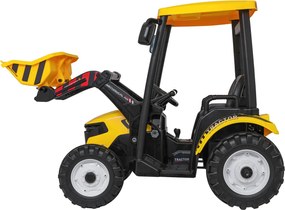 Ramiz MEGA Traktor D68 s prívesom žltý