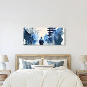 Obraz - Samuraj, aquarel (120x50 cm)