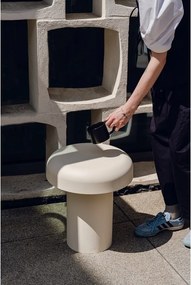 Kovový okrúhly záhradný stolík ø 40 cm Miko – noo.ma