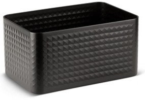 WELLHOX sada chlebníka s 3 dózami v čiernej farbe