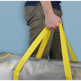 Goodhome Pevný úložný vak na zips 120 l JOTTA, 45 x 90 x 30 cm