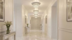 Toolight - Krištáľové závesné svietidlo G9 3x40W APP1039-C, chrómová, OSW-06822