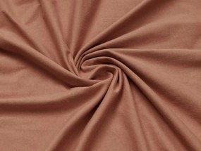 Jersey prestieradlo EXCLUSIVE kávové 100x200 cm