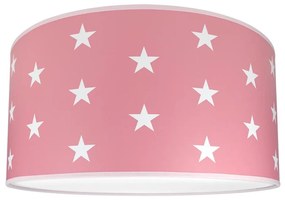 LAMPDAR Detské stropné svietidlo STARS PINK 2xE27/60W/230V ružová SA0664
