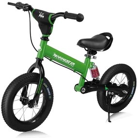 Rennmeister Balančný bicykel detské odrážadlo, zelené