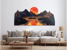 drevko |  Obraz Slnečné odrazy  34 x 75 cm