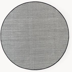 Okrúhly ručne tkaný vlnený koberec Amaro