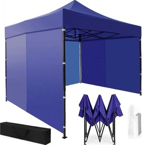 Zahradní rozkládací párty stan Torrent 3x3 m modrý
