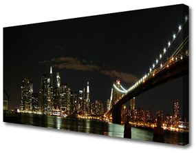 Obraz na plátne Most mesto architektúra 120x60 cm