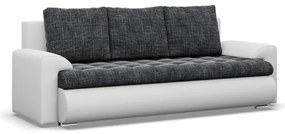 Trojmiestna rozkladacia sedačka FORESTA popolová / biela