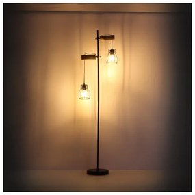 Globo 15326-2SN - Stojacia lampa MINA 2xE27/40W/230V