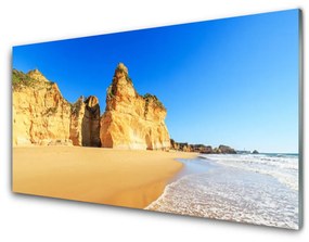 Obraz na skle Oceán pláž príroda 140x70 cm