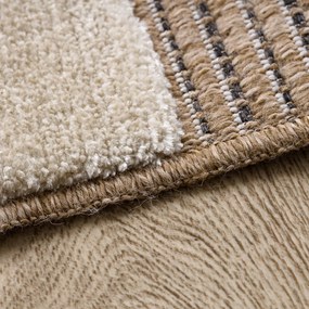 Dywany Łuszczów, Kusový koberec Spark 0696A beige/cream, 140x190, béžová, chodba / predsieň