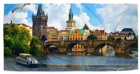 Sablio Uterák Praha Karlov most 2 - 30x50 cm