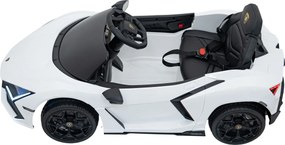 Ramiz Lamborghini Revuelto vozidlo Biela