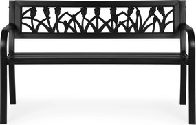 MultiGarden Záhradná lavička s ozdobným operadlom 120x50 cm MultiGarden