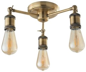 Endon 97243 - Bodové svietidlo HAL 3xE27/10W/230V mosadz