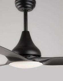Stropný ventilátor Samoa 12.2 čierne s diaľkovým ovládaním