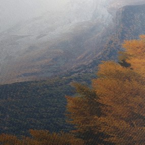 Obraz - Výhľad na hrebene hôr (90x60 cm)