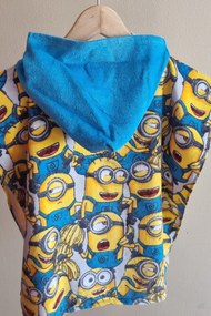 Carbotex Detské pončo 55x110 cm - Mimoni Banana