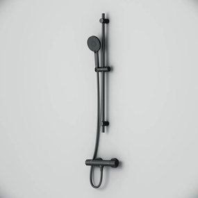 Ručná sprchová súprava AM.PM X-Joy F428XA46 s termostatickou sprchovou batériou, čierna