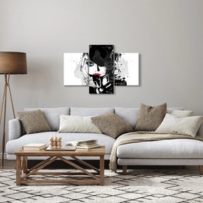 Obraz - Tajomná žena (90x60 cm)