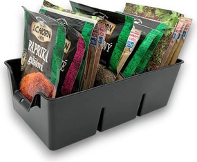 ALTOM Organizér na korenie vo vreckách, zásobník, BEN3 - čierna, 20x14x8
