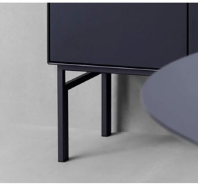 Čierna vinotéka v dekore duba 91x111 cm Edge - Hammel Furniture