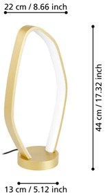 Eglo 900918 - LED Stolná lampa VALLEROSA LED/10,8W/230V