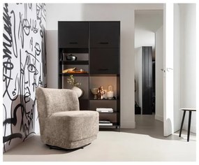 Svetlohnedé zamatové kreslo Atty – WOOOD